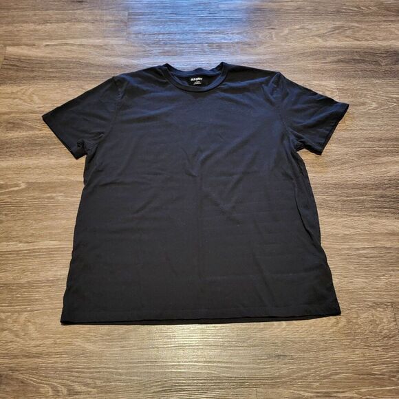 Old Navy Soft Washed Crewneck Short Sleeved Tee Shirt Men's Size Large, Black - Picture 1 of 6